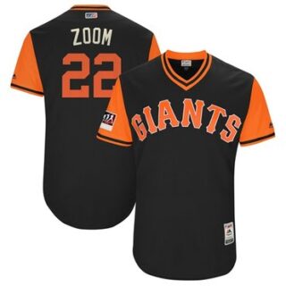 Giants #22 Andrew McCutchen Black Zoom Players Weekend Authentic Stitched MLB Jersey