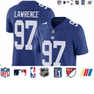 Giants #97 Dexter Lawrence Royal Blue Team Color Youth Stitched Football Vapor Untouchable Limited Jersey