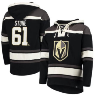 Golden Knights #61 Stone Black Pullover NHL Hoodie