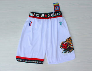 Grizzlies White Hardwood Classics Shorts