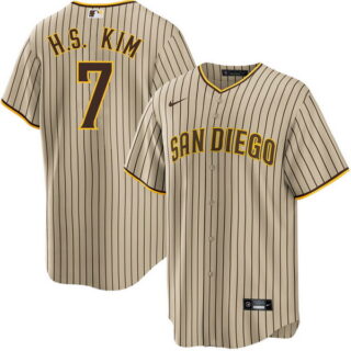 Men's Ha-Seong Kim #7 San Diego Padres Gary Jersey