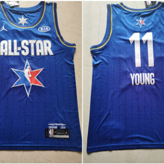 Hawks 11 Trae Young Blue 2020 NBA All-Star Jordan Brand Swingman Jersey