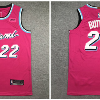 Heat 22 Jimmy Butler Pink City Edition Nike Authentic Jersey