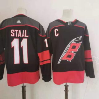 Hurricanes 11 Jordan Staal Black 2020-21 Reverse Retro Adidas Jersey