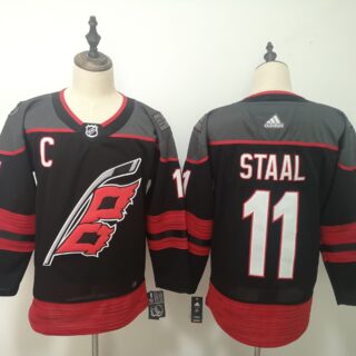 Hurricanes 11 Jordan Staal Black Adidas Jersey