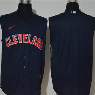 Indians Blank Black Nike Cool Base Sleeveless Jersey