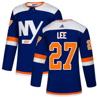 Islanders #27 Anders Lee Blue Alternate Authentic Stitched Hockey Jersey