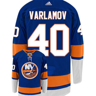 Islanders #40 Varlamov Home Blue Adidas Jersey