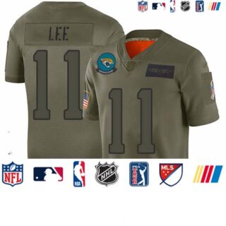 Jaguars #11 Marqise Lee Camo Men's Stitched Football Limited 2019 Salute To Service Jersey