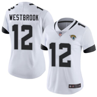 Jaguars #12 Dede Westbrook White Women's Stitched Football Vapor Untouchable Limited Jersey