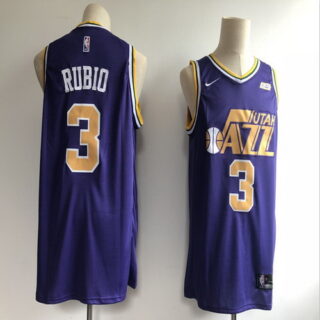 Jazz 3 Ricky Rubio Purple Nike Swingman Jersey