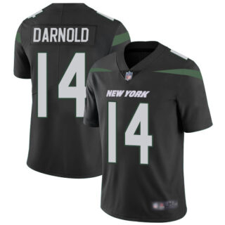 Jets #14 Sam Darnold Black Alternate Men's Stitched Football Vapor Untouchable Limited Jersey