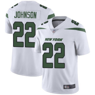 Jets #22 Trumaine Johnson White Men's Stitched Football Vapor Untouchable Limited Jersey