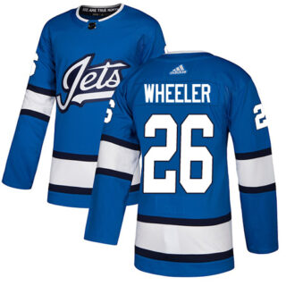 Jets #26 Blake Wheeler Blue Alternate Authentic Stitched Hockey Jersey