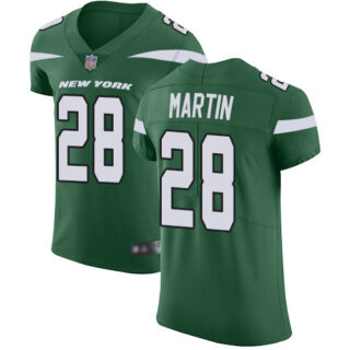 Jets #28 Curtis Martin Green Team Color Men's Stitched Football Vapor Untouchable Elite Jersey