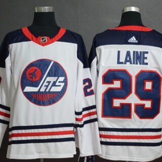 Jets #29 Patrik Laine White Authentic Heritage Stitched Hockey Jersey
