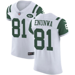 Jets #81 Quincy Enunwa White Men's Stitched Football Vapor Untouchable Elite Jersey