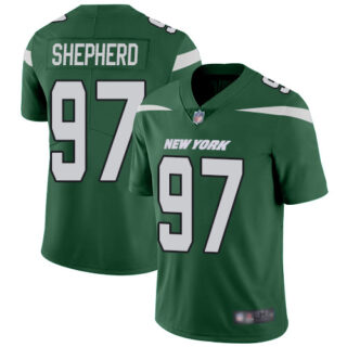 Jets #97 Nathan Shepherd Green Team Color Men's Stitched Football Vapor Untouchable Limited Jersey