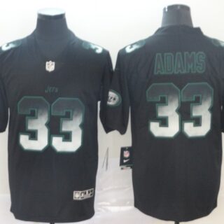 Jets 33 Jamal Adams Black Arch Smoke Vapor Untouchable Limited Jersey