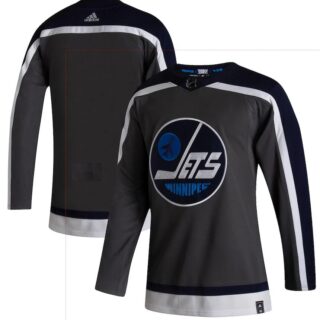 Jets Blank Gray 2020-21 Reverse Retro Adidas Jersey