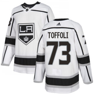 Kings #73 Tyler Toffoli White Road Authentic Stitched Hockey Jersey