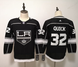 Kings 32 Jonathan Quick Black Women Adidas Jersey