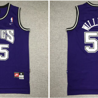 Kings 55 Jason Williams Purple Nike Swingman Jersey