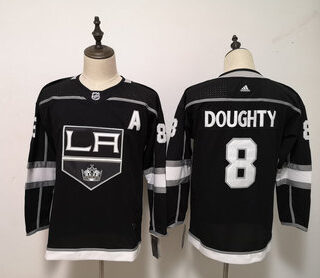 Kings 8 Drew Doughty Black Youth Adidas Jersey