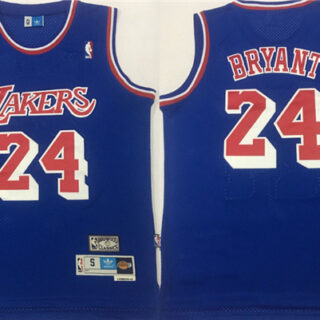 Lakers 24 Kobe Bryant Blue Hardwood Classics Mesh Jersey