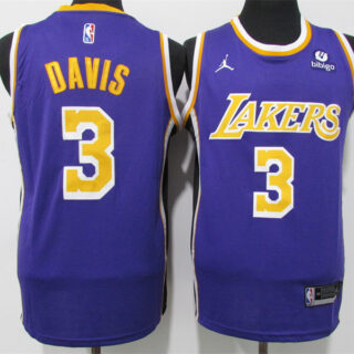 Lakers 3 Anthony Davis Purple 2022 City Edition Swingman Jersey