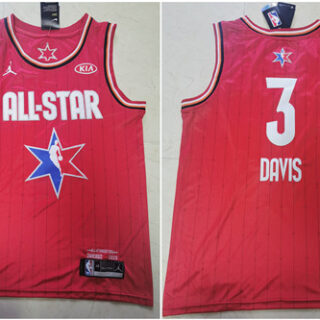Lakers 3 Anthony Davis Red 2020 NBA All-Star Jordan Brand Swingman Jersey