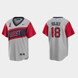 Los Angeles Angels #18 Jose Rojas Men's Nike Gray 2021 Little League Classic Game MLB Jersey