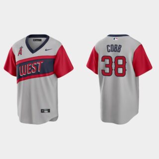 Los Angeles Angels #38 Alex Cobb Men's Nike Gray 2021 Little League Classic Game MLB Jersey