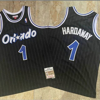 Magic 1 Anfernee Hardaway Black 1994-95 Hardwood Classics Jersey