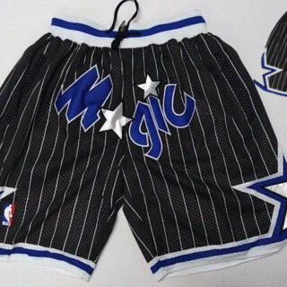 Magic Black Stitched Shorts