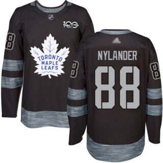 Maple Leafs #88 William Nylander Black 1917-2017 100th Anniversary Stitched Hockey Jersey