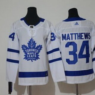 Maple Leafs 34 Auston Matthews White Youth Adidas Jersey