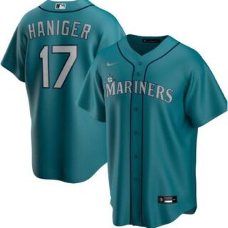 Mariners 17 Mitch Haniger Green 2020 Nike Cool Base Jersey