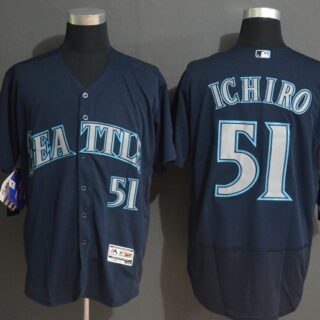 Mariners 51 Ichiro Suzuki Navy Flexbase Jersey