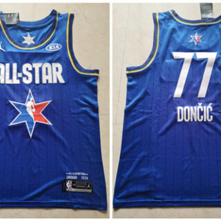 Mavericks 77 Luka Doncic Blue 2020 NBA All-Star Jordan Brand Swingman Jersey