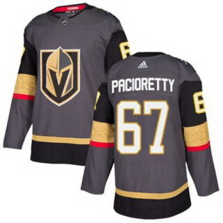 Men's #67 Max Pacioretty Vegas Golden Knights Adidas Gray Home Jersey