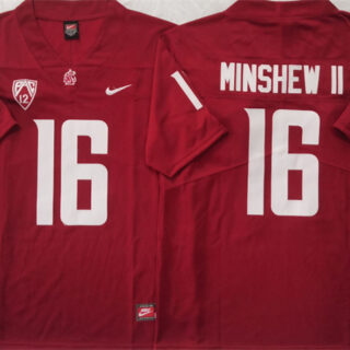 Men's Alabama Crimson Tide #16 Gardner Minshew II Red Stitched Football Jersey