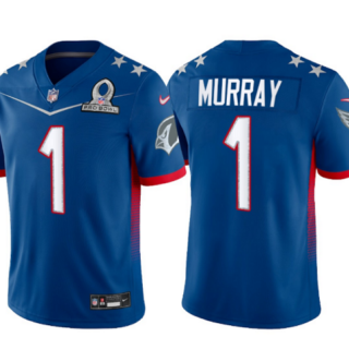 Men's Arizona Cardinals #1 Kyler Murray 2022 Royal Pro Bowl Stitched Jersey