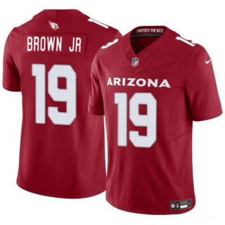 Men's Arizona Cardinals #19 Anthony Brown JR Red 2024 F.U.S.E. Vapor Untouchable Limited Stitched