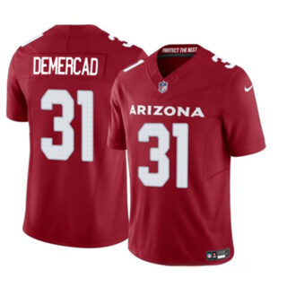 Men's Arizona Cardinals #31 Emari Demercado Red 2023 F.U.S.E. Vapor Untouchable Limited Stitched Football Jersey
