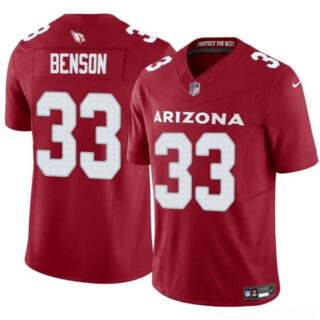 Men's Arizona Cardinals #33 Trey Benson Red 2024 F.U.S.E. Vapor Untouchable Limited Stitched