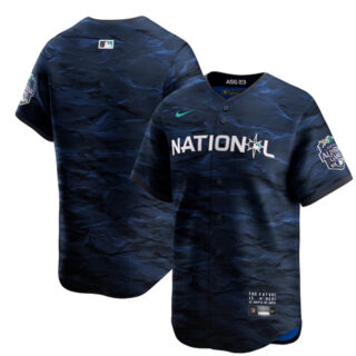 Men's Atlanta Braves Blank Royal 2023 All-Star Cool Base Stitched Baseball Jersey