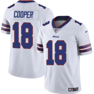 Men's Buffalo Bills #18 Amari Cooper White 2024 Vapor Untouchable Limited Stitched Football Jersey
