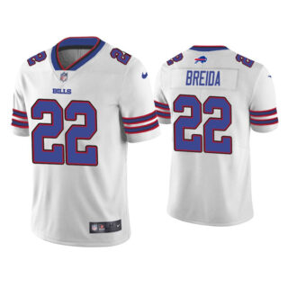 Men's Buffalo Bills #22 Matt Breida White Vapor Untouchable Limited Stitched Jersey
