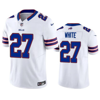 Men's Buffalo Bills #27 Tre'Davious White White 2023 F.U.S.E. Vapor Untouchable Limited Stitched Jersey